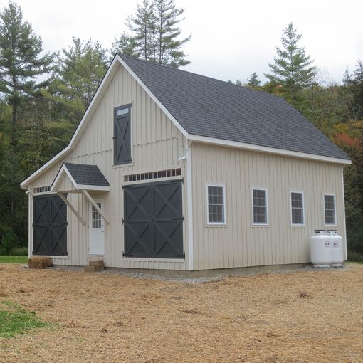 Prefab Single Car Garages - Custom Barns and Buildings - The Carriage Shed